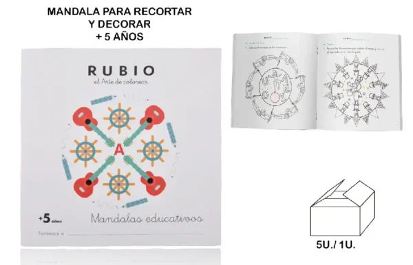 CAHIER DE MANDALAS À DÉCOUPER ET À DÉCOR