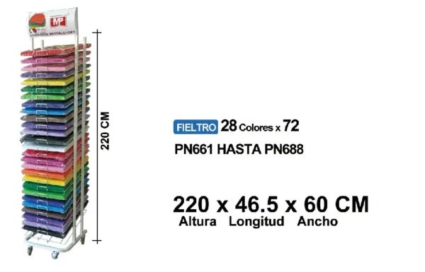 PRÉSENTOIR D EXPOSITION FIELT 60 x 40 cm EX2519