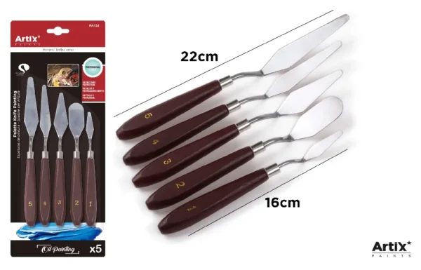 SET DE SPATULES DE PEINTURE Nº 12345