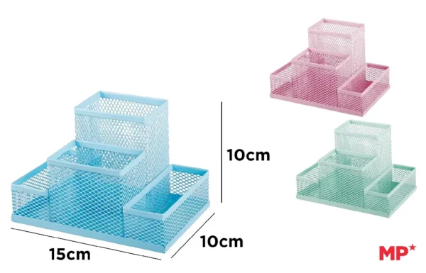 ORGANISATEUR DE BUREAU PASTEL 15,5 cm x