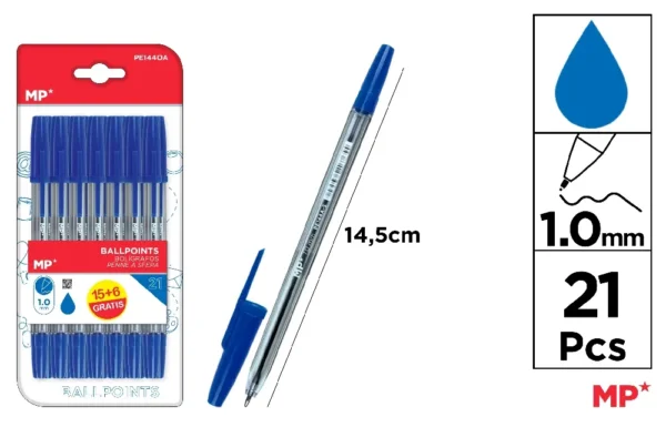 STYLOS BLEU POINTE 1,0 mm.