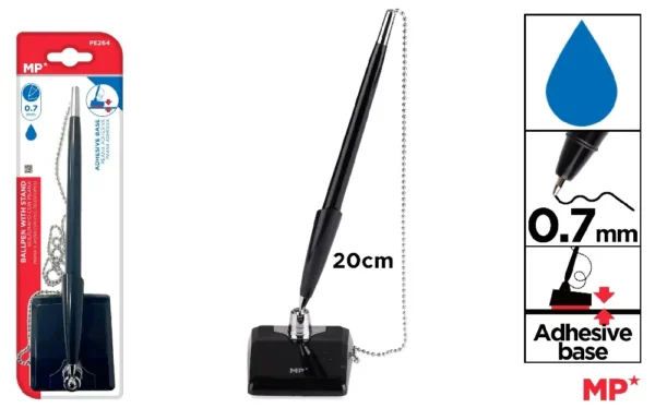 STYLO SUR SOCLE POINTE 0,7 mm.