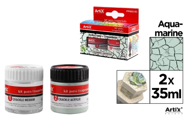 KIT POUR CRACQUEL 35 ml AIGUE-MARINE.