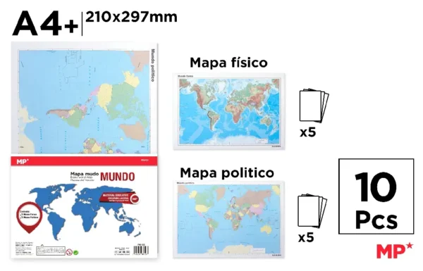 CARTES DU MONDE VIERGES