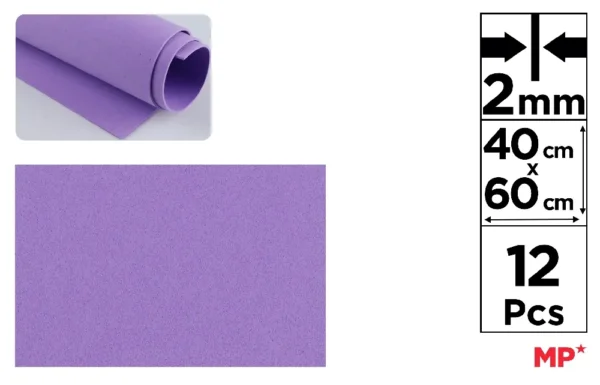 GOMA EVA 40 x 60 cm LILAS