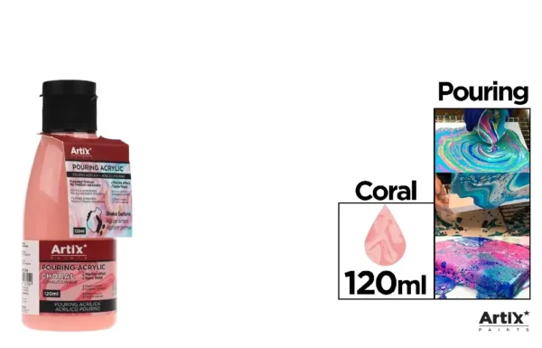 ACRYLIQUE POURING CORAIL 120 ml