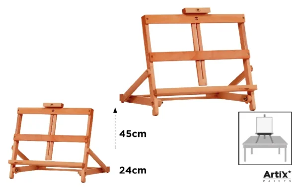 CHEVALET DE TABLE EN BOIS 43 x 35 x 26 c