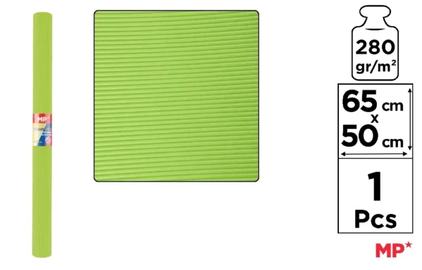 PAPIER ONDULÉ.