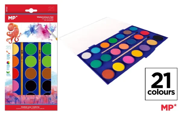 PALETTE D AQUARELLE 21 COULEURS