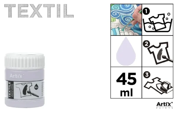 PEINTURE TEXTILE LILAS 45 ml