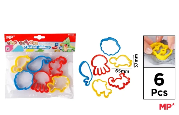 MOULE DE PÂTE À MODELER ANIMAUX MARINS 6