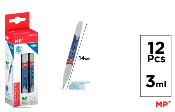 MINI CORRECTEUR TYPE STYLO 12 Unités.
