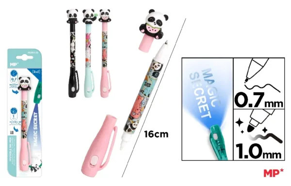 STYLO À ENCRE INVISIBLE MAGIC SECRET 2 E