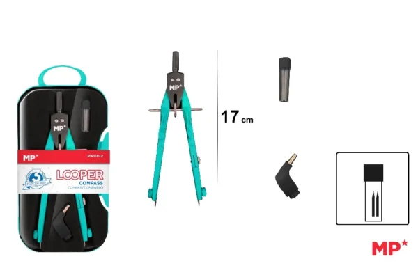 COFFRET COMPAS 3 PIÈCES