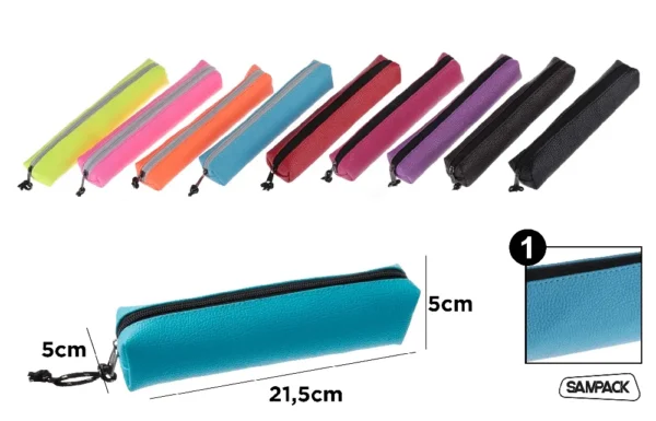 TROUSSE À CRAYONS RECTANGULAIRE 21,5 x 5