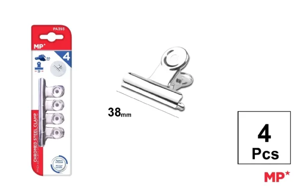 PINCE À DESSIN BULLGOG CHROMÉ 38 mm 4 Ud