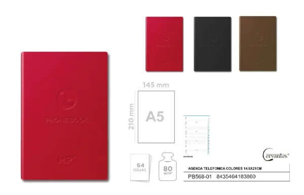 ANNUAIRE TÉLÉPHONIQUE COULEURS 14,5 x 21