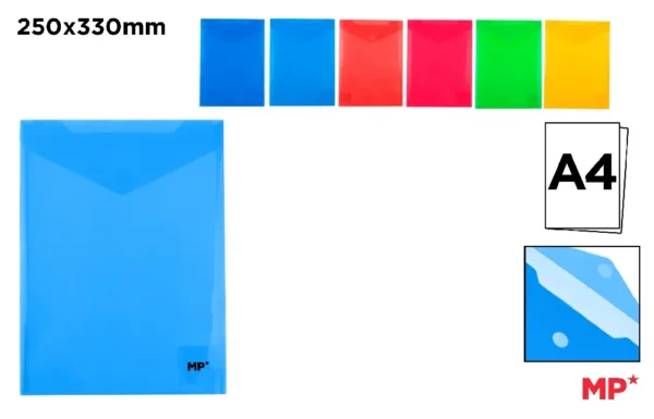 POCHETTE ENVELOPPE EN PLASTIQUE À SCRATC