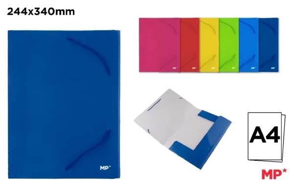 CHEMISE EN CARTON À ÉLASTIQUE 3 RABATS C
