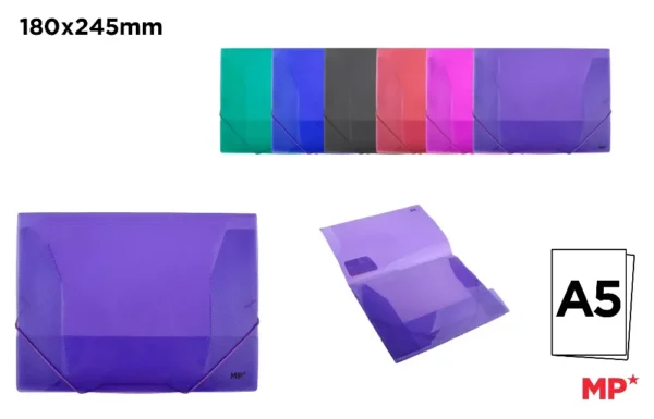 CHEMISE À ÉLASTIQUE 3 RABATS TRANSLUCIDE