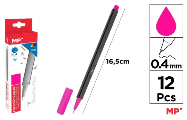 STYLO FEUTRE POINTE FINE FUCHSIA