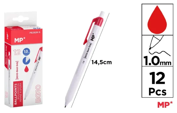 STYLO 1.0 mm ROUGE.