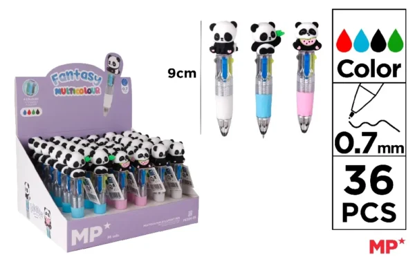 STYLO FANTAISIE MULTICOLORE.