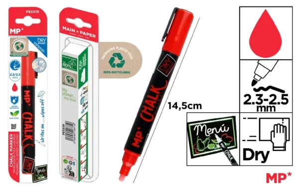 MARQUEUR À CRAIE LIQUIDE NETTOYAGE À SEC