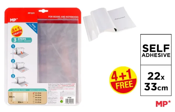 COUVRE-LIVRES A5 PACK 5 Unités..