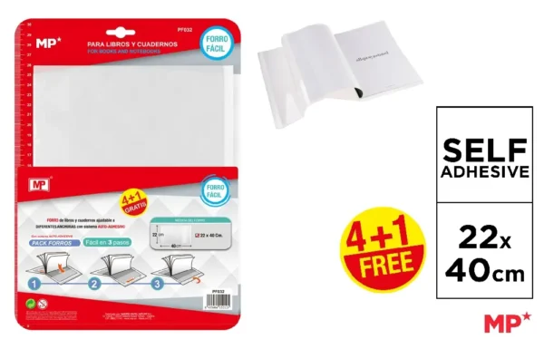 COUVRE-LIVRES A5 PACK 5 Unités..