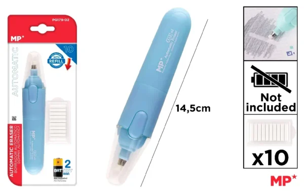 GOMME AUTOMATIQUE AVEC RECHARGES.