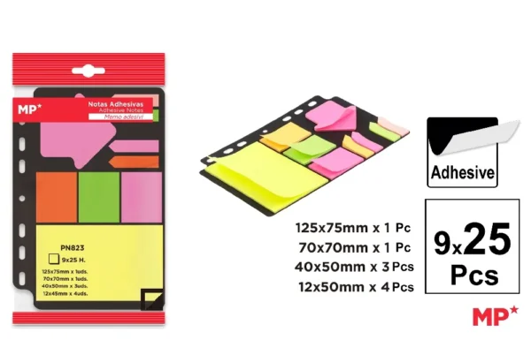 MARQUE-PAGES ET NOTES ADHÉSIFS 9 x 25 FE