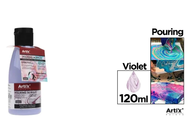 ACRYLIQUE POURING VIOLET 120 ml