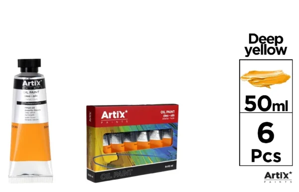 PEINTURE À L HUILE EXPERT 50 ml JAUNE FO