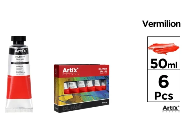 PEINTURE À L HUILE EXPERT 50 ml VERMILLI
