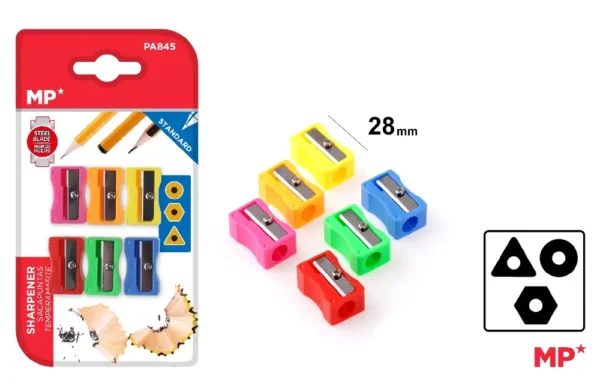 TAILLE-CRAYON STANDARD 6 Unités.