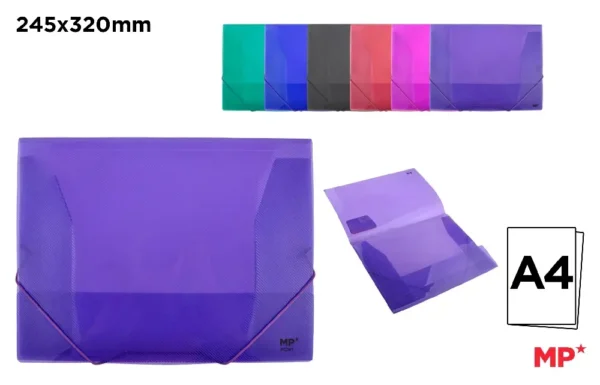 CHEMISE À ÉLASTIQUE 3 RABATS TRANSLUCIDE