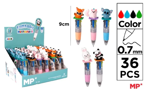 STYLO FANTAISIE MULTICOLORE.