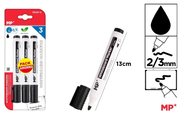 MARQUEUR POUR TABLEAU BLANC PACK ÉCONOMI