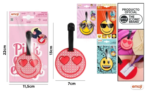 ÉTIQUETTE DE VALISE EMOJI