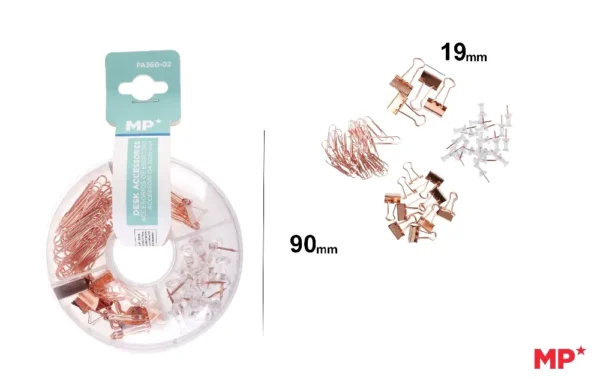 ACCESSOIRES DE BUREAU ROSE GOLD