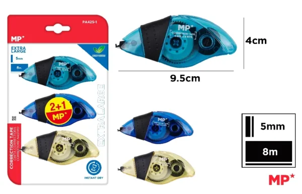 RUBAN CORRECTEUR 5 mm x 8 m 3 Uds.