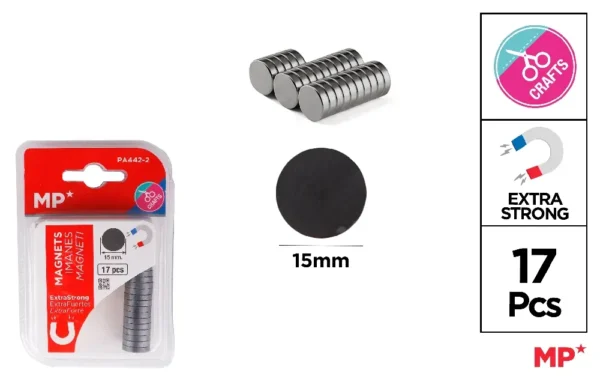 AIMANTS 15 mm Ø 17 Unités