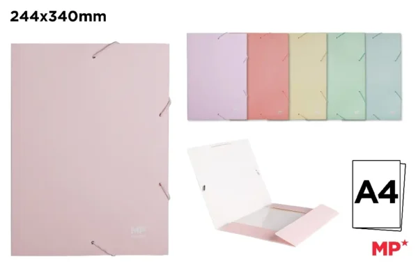 CHEMISE EN CARTON À ÉLASTIQUE 3 RABATS C