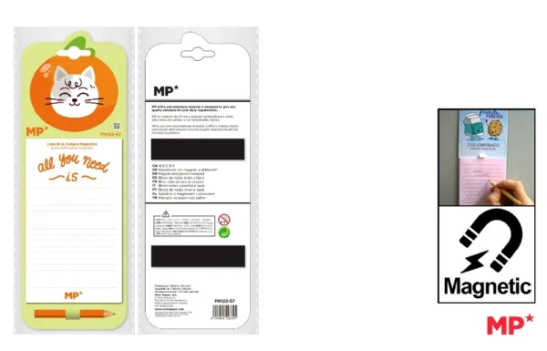 Block DE NOTES AIMANT AVEC CRAYON