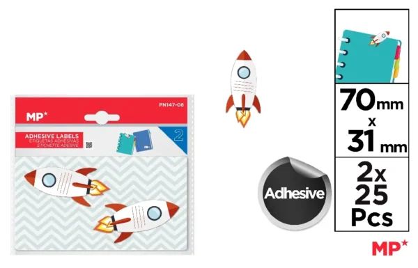 ÉTIQUETTES ADHÉSIVES.