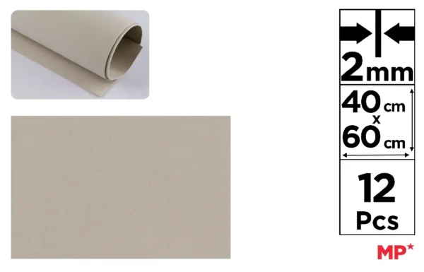 MOUSSE EVA 40 x 60 cm GRIS PIERRE