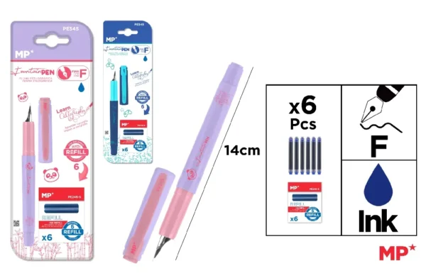 STYLO AVEC RECHARGES D¡¯ENCRE BLEUE