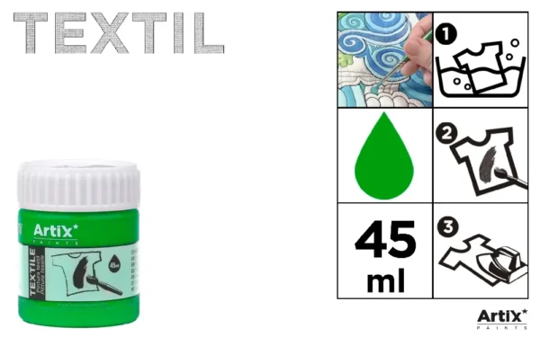 PEINTURE TEXTILE VERT FORÊT 45 ml