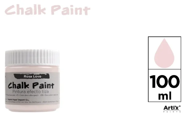 PEINTURE EFFET CRAIE 100 ml PINK LOVE